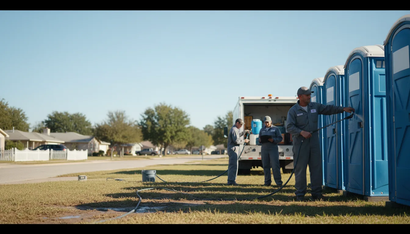 Long-Term Portable Toilet Rental in Knobel, AR near me